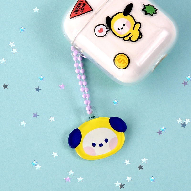 Móc khóa nhựa acrylic họa tiết hoạt hình BT21 Minini