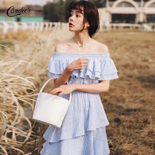 Đầm Trễ Vai Bèo- Hàng Thiết Kế