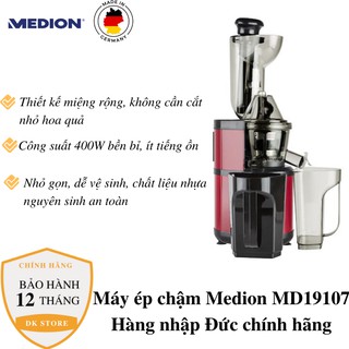 Máy ép chậm Medion MD19107- Hàng nhập Đức chính hãng