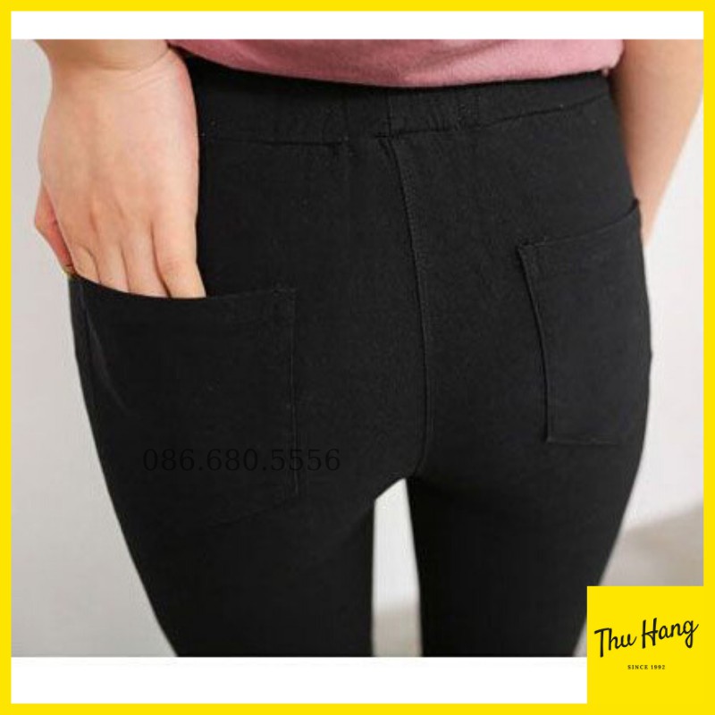 [SIÊU HOT] Quần Legging Cạp Cao Rách Gối - Hàng Có Sẵn Tại Kho