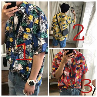 SƠ MI NHÓM LỚP ĐI BIỂM CỰC ĐẸP, SƠ MI HOA LÁ HAWAIL CỰC RẺ