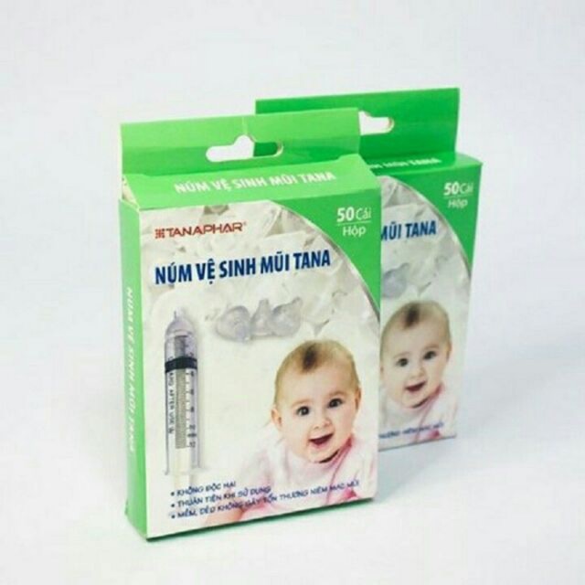 Núm Silicone Vệ sinh mũi em bé Tana