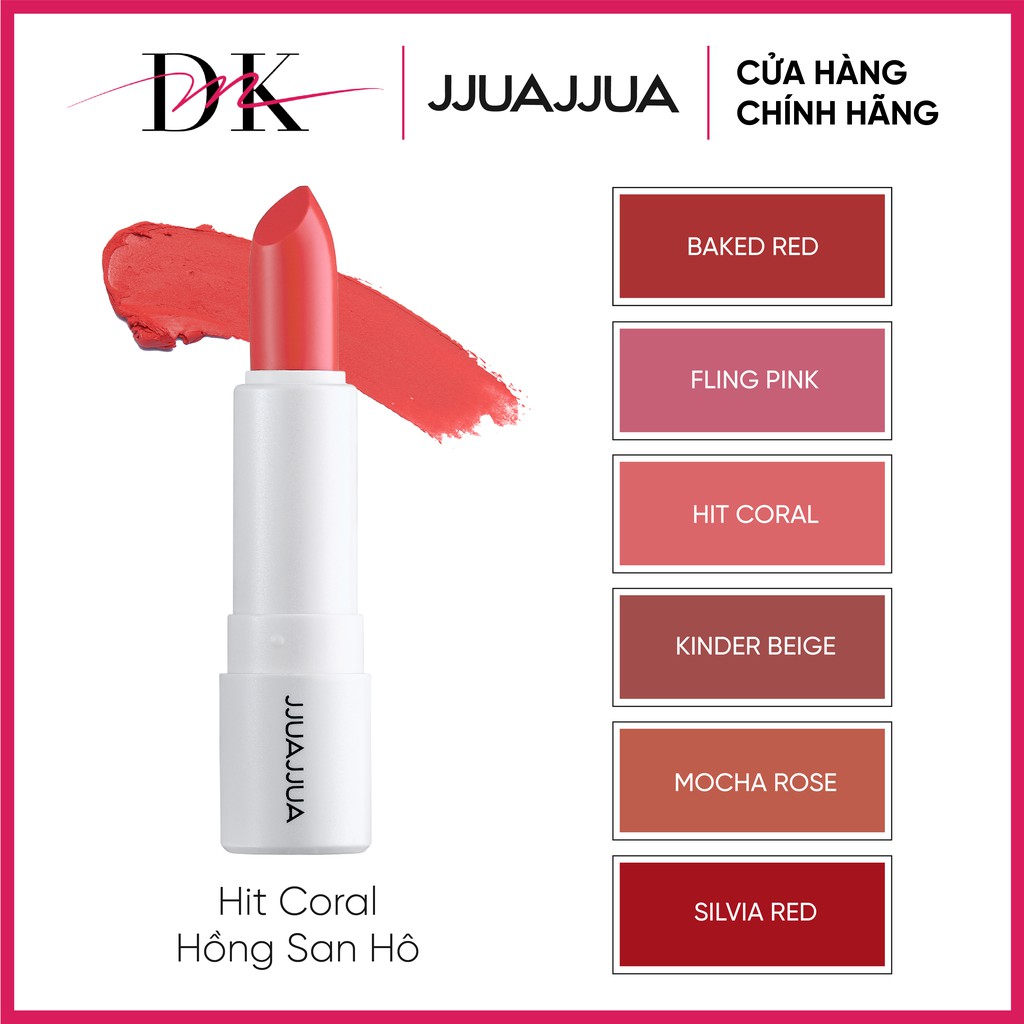 SON THỎI LÌ JJUAJJUA HIT CORAL (HỒNG SAN HÔ) | BigBuy360 - bigbuy360.vn