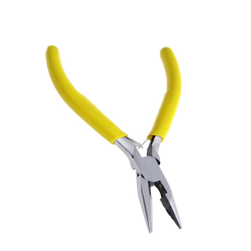 Kìm mũi dài mini bằng thép carbon dùng làm đồ trang sức DIY