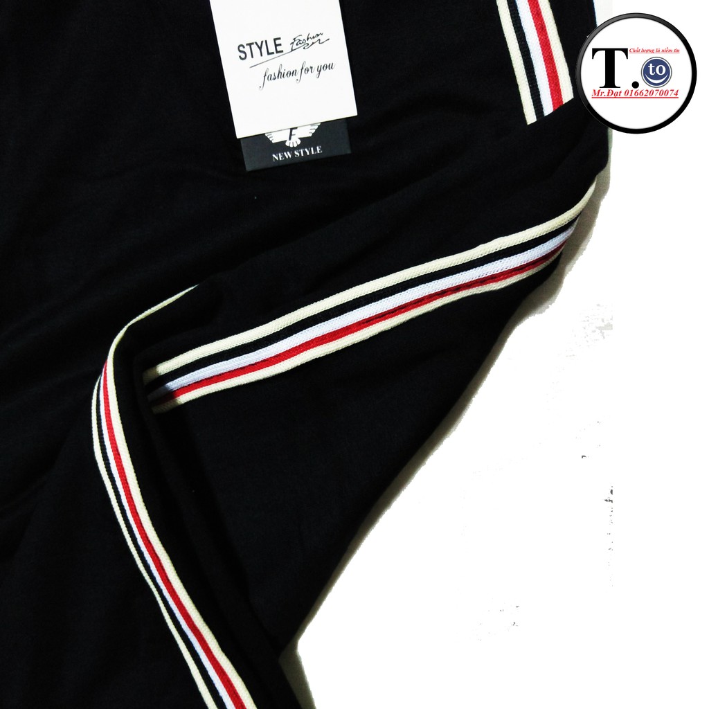 Quần thun jogger nữ - nam  - legging dây sọc sắc màu ( 3 Loại - bo chân - ảnh + video thật) | BigBuy360 - bigbuy360.vn