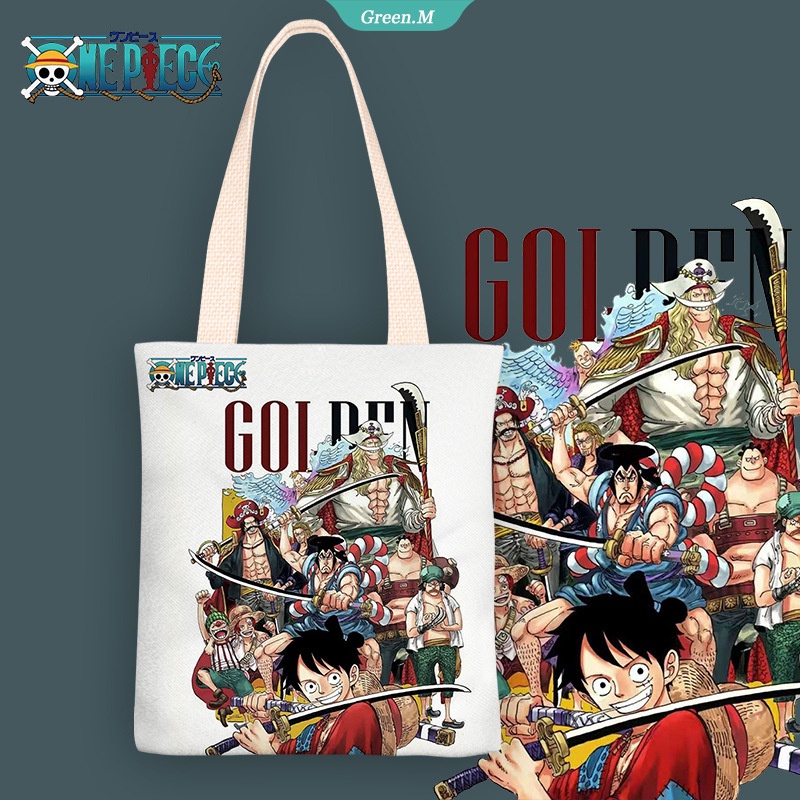 Túi Xách Canvas In Hình Nhân Vật Luffy Trong One Piece Thời Trang Cho Nữ