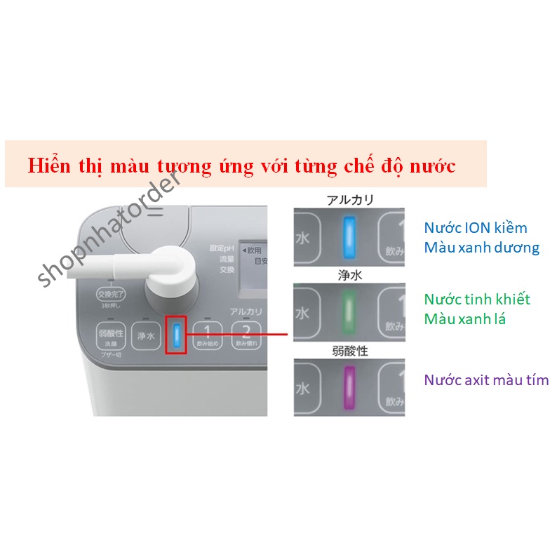 Máy lọc nước ion kiềm Panasonic TK-AS47  – Mới 100% nguyên thùng