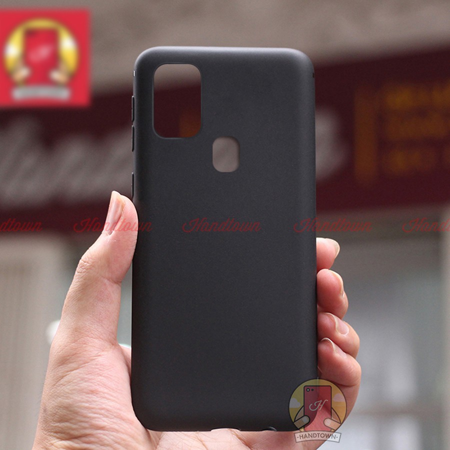 Ốp Lưng Samsung Galaxy A21s Silicone Dẻo Đen