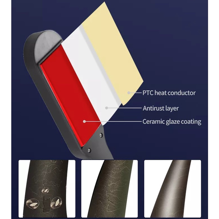 Máy Duỗi Tóc Bản Lớn Màn Hình LCD Cao Cấp Chỉnh Nhiệt Chống Rít Tóc Kemei Km 2239