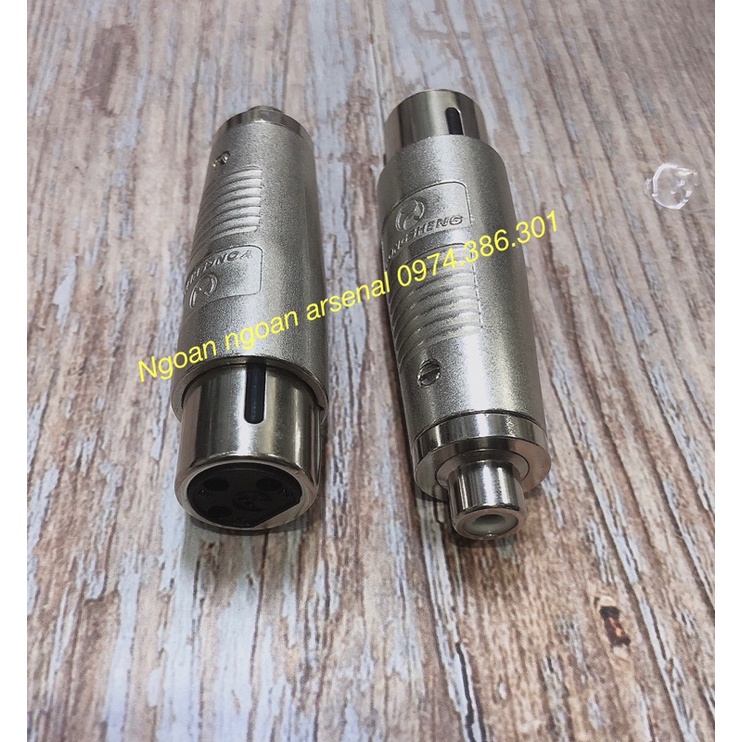 jack rắc chuyển canon xlr cái ra jack hoa sen rca av cái nhập khẩu YS cao cấp