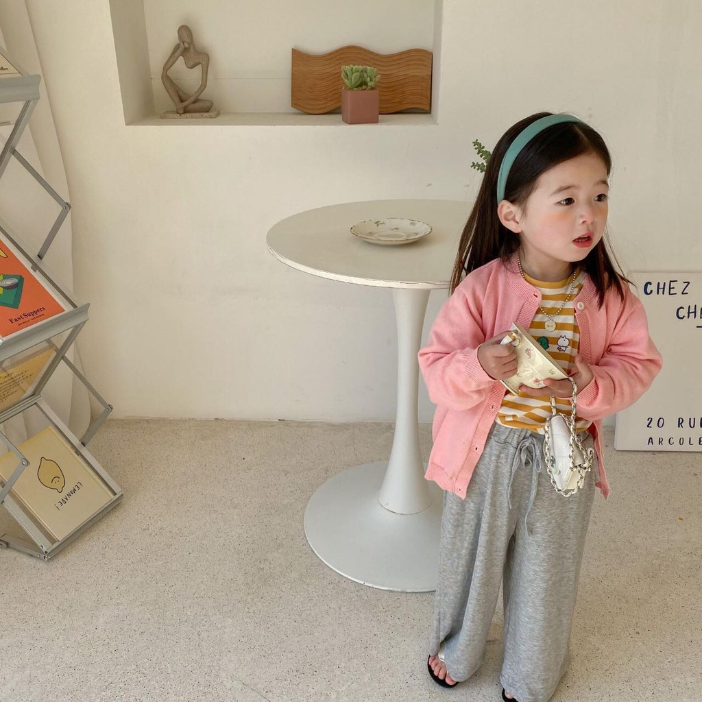ÁO LEN CARDIGAN MẶT CƯỜI ĐƠN GIẢN CỰC YÊU CHO BÉ - CỐM KIDS