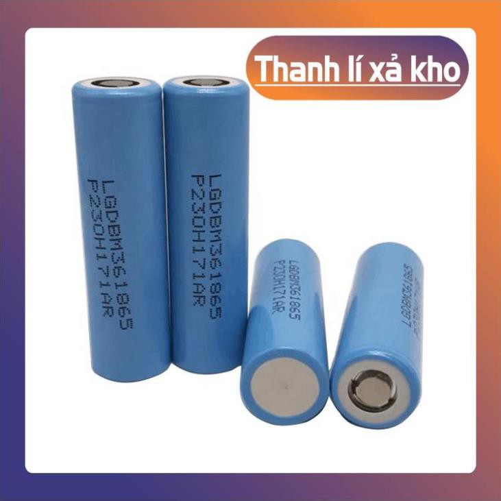 [HÀNG LOẠI 1] Pin sạc dự phòng LG M36 18650 dòng xả 10A dung lượng 3600MAH có mạch bảo vệ