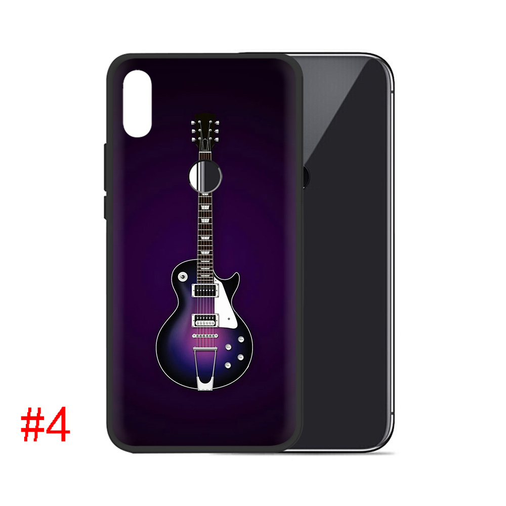 Ốp Lưng Silicone Mềm In Hình Đàn Guitar Cho Redmi Note 5 6 7 8 9 10 Pro Max 5a 16g Prime