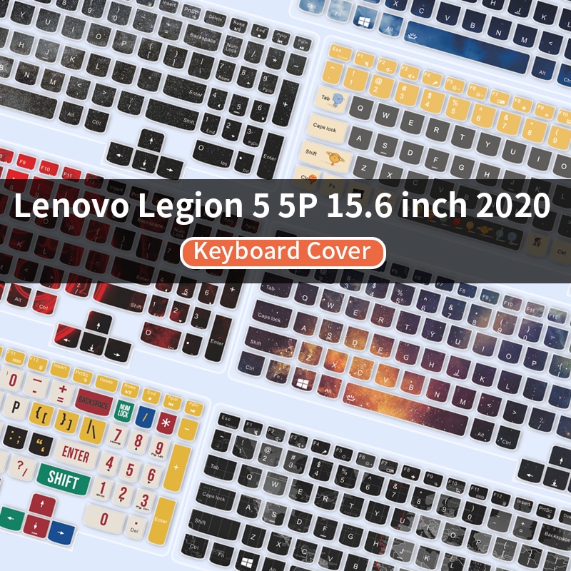Ốp Bàn Phím Silicon Mềm Chống Nước In Hình 3D Cho Lenovo Legion 5 5P 15.6 inch 2020 Legion 5 pro 2021