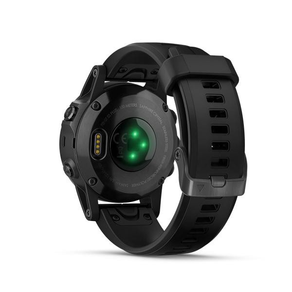 Garmin Fenix 5S Plus Sapphire black with black band Smart Watch