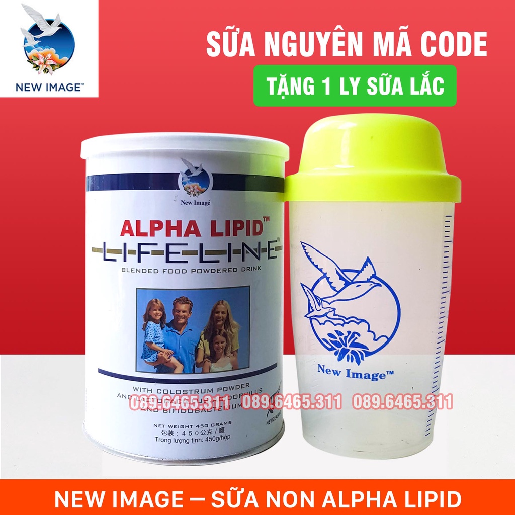 Sữa Non Alpha Lipid 450g Của New Zealand, Chính hãng Nguyên Mã Code, sữa non nhập khẩu