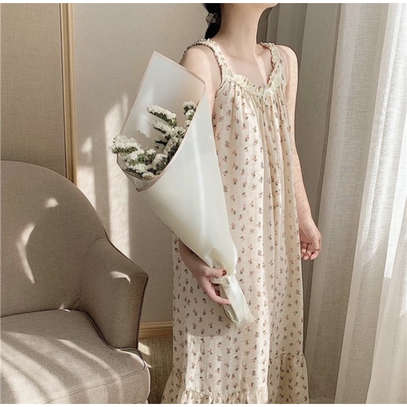 Váy ngủ hoa nhí V12 | BigBuy360 - bigbuy360.vn