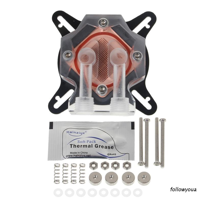 Khối Làm Mát Nước G1/4 Thông Dụng Cho GPU PC Waterblock AMD Intel 1156 2011