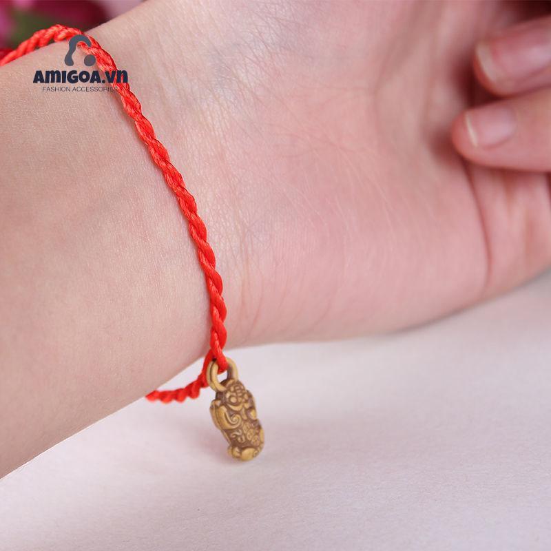 ✨✨Vòng Tay Phong Thủy Dây Đỏ May Mắn HANDMADE Nhiều Hình