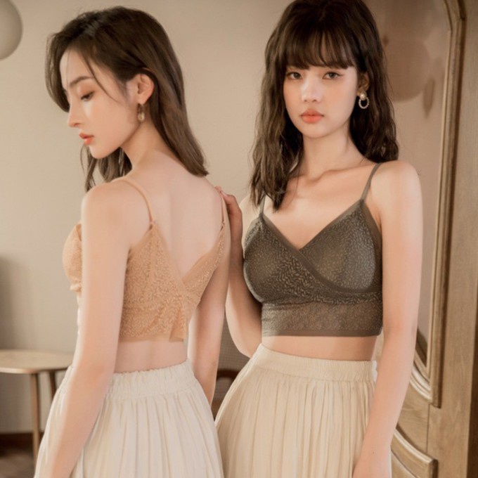 Áo Ngực Nữ - Áo Bra Ren Cao Cấp họa tiết ren lá gợi cảm tôn vòng một sexy quyến rũ mẫu 2066