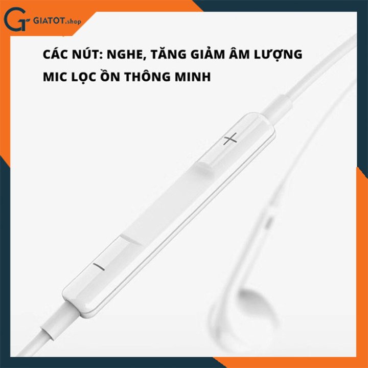 Tai nghe nhét tai có míc và chân cắm 3.5mm mới