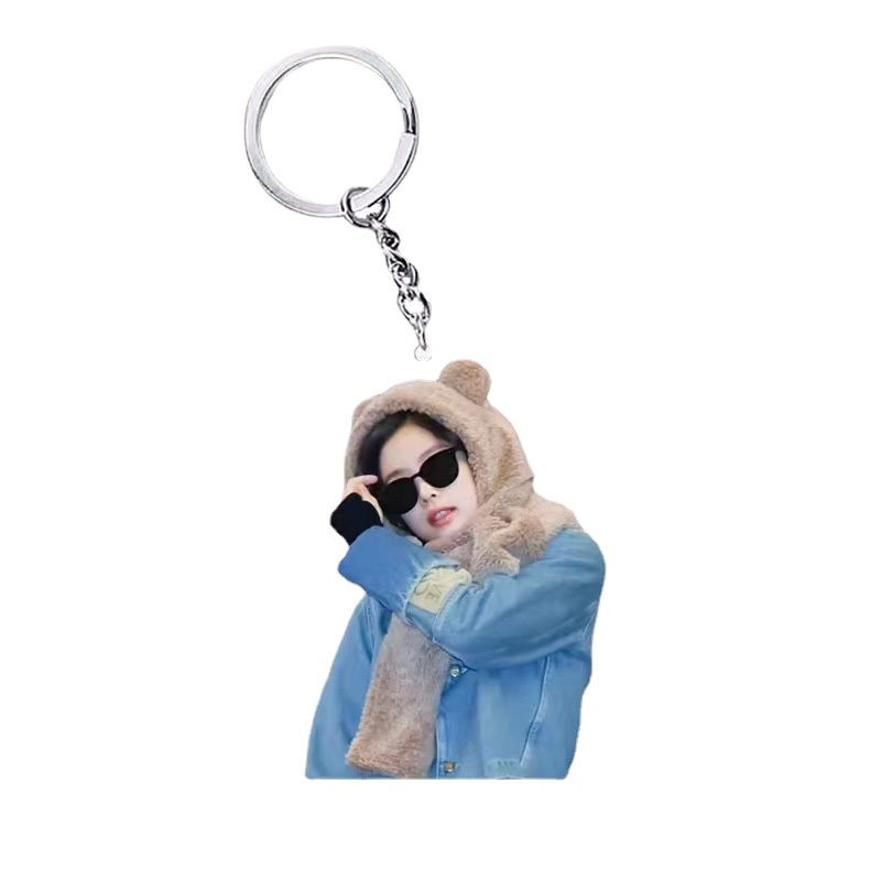 Móc khóa Thegioipuzzle JENNIE nhóm nhạc BLACKPINK phụ kiện trang trí