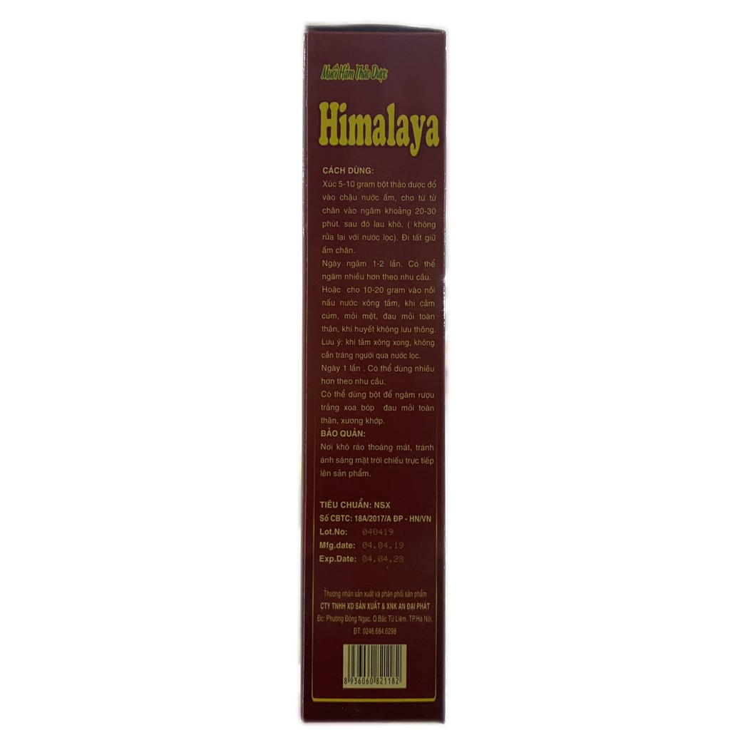 Muối hầm thảo dược Himalaya