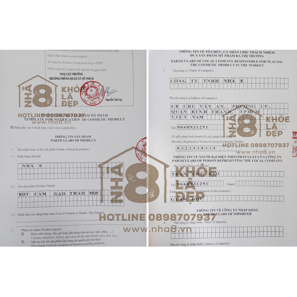 Cám Gạo Thảo Mộc Nhà 8 | BigBuy360 - bigbuy360.vn