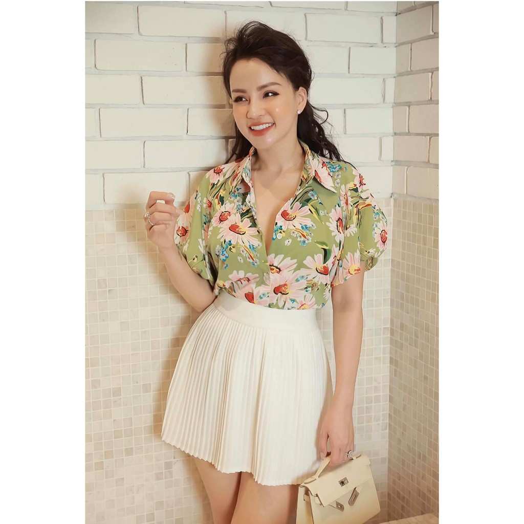 Thanh lý nghỉ bán Chân Váy Xòe Dập Ly Nhỏ (Kèm Ảnh Thật)