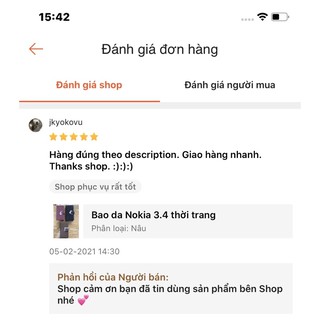 Bao da Nokia 3.4 thời trang