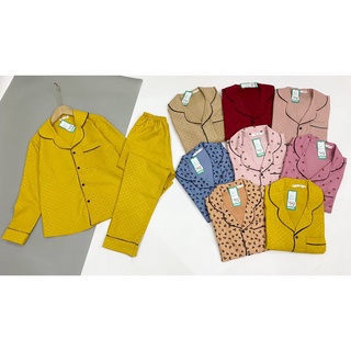 Bộ đồ ngủ Pijama tay dài nhung tăm phối ren, chất mềm mịn, hàng có size