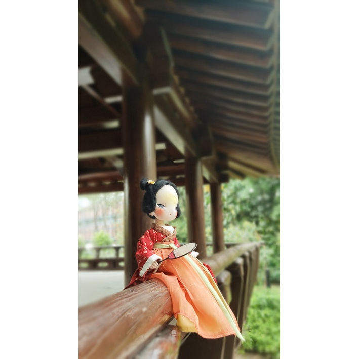 DIY thêu búp bê nhồi bông HANDMADE- KIT nguyên liệu may thủ công búp bê mỹ nhân cổ trang- bách hóa na na