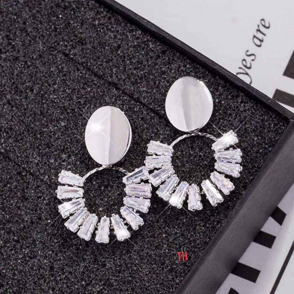 FREE SHIP BÔNG TAI NỮ MẪU MỚI BẠC TAC ĐẸP