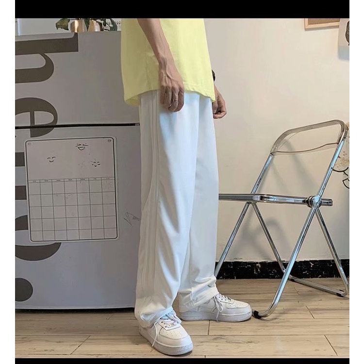 Quần dài thể thao dáng rộng phong cách hip hop Hàn Quốc cao cấp thời trang cho nam - size S-3Xl