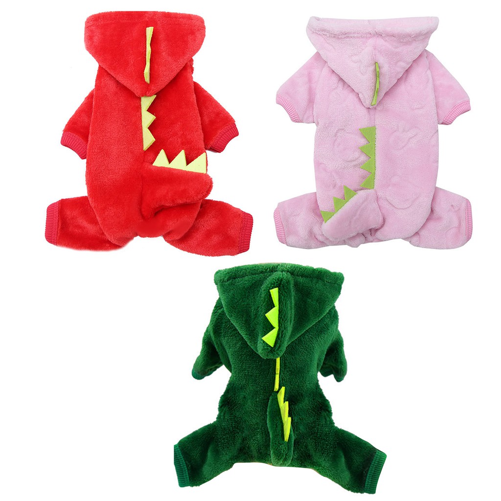 Áo hoodie tạo kiểu khủng long xinh xắn dành cho thú cưng