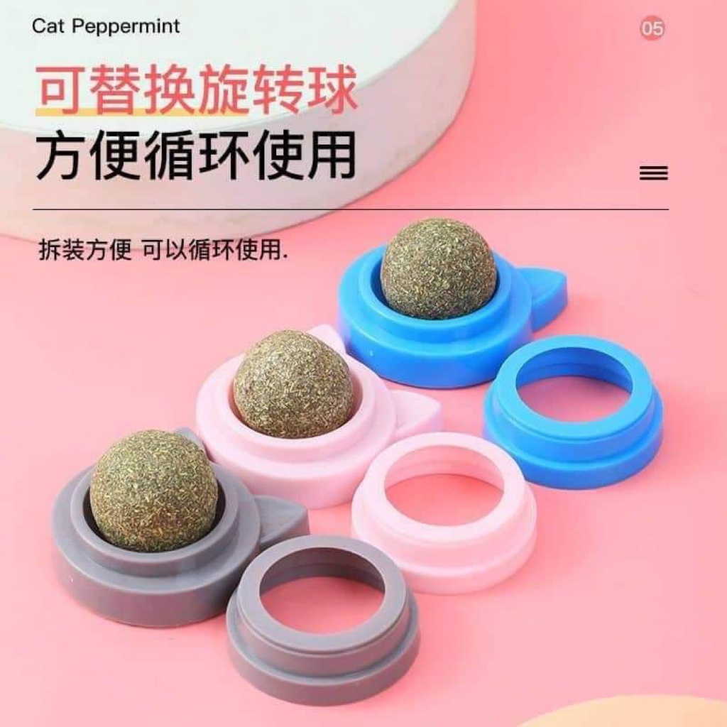 Kẹo Catnip cỏ mèo dán tường giúp mèo thư giãn
