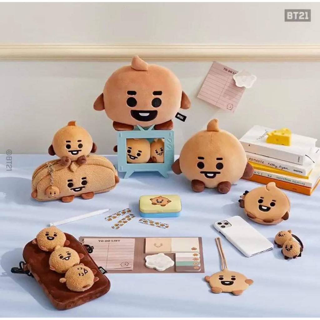 OFFICAL BT21 baby standing doll (mini body pillow) gấu bông bt21 ver baby