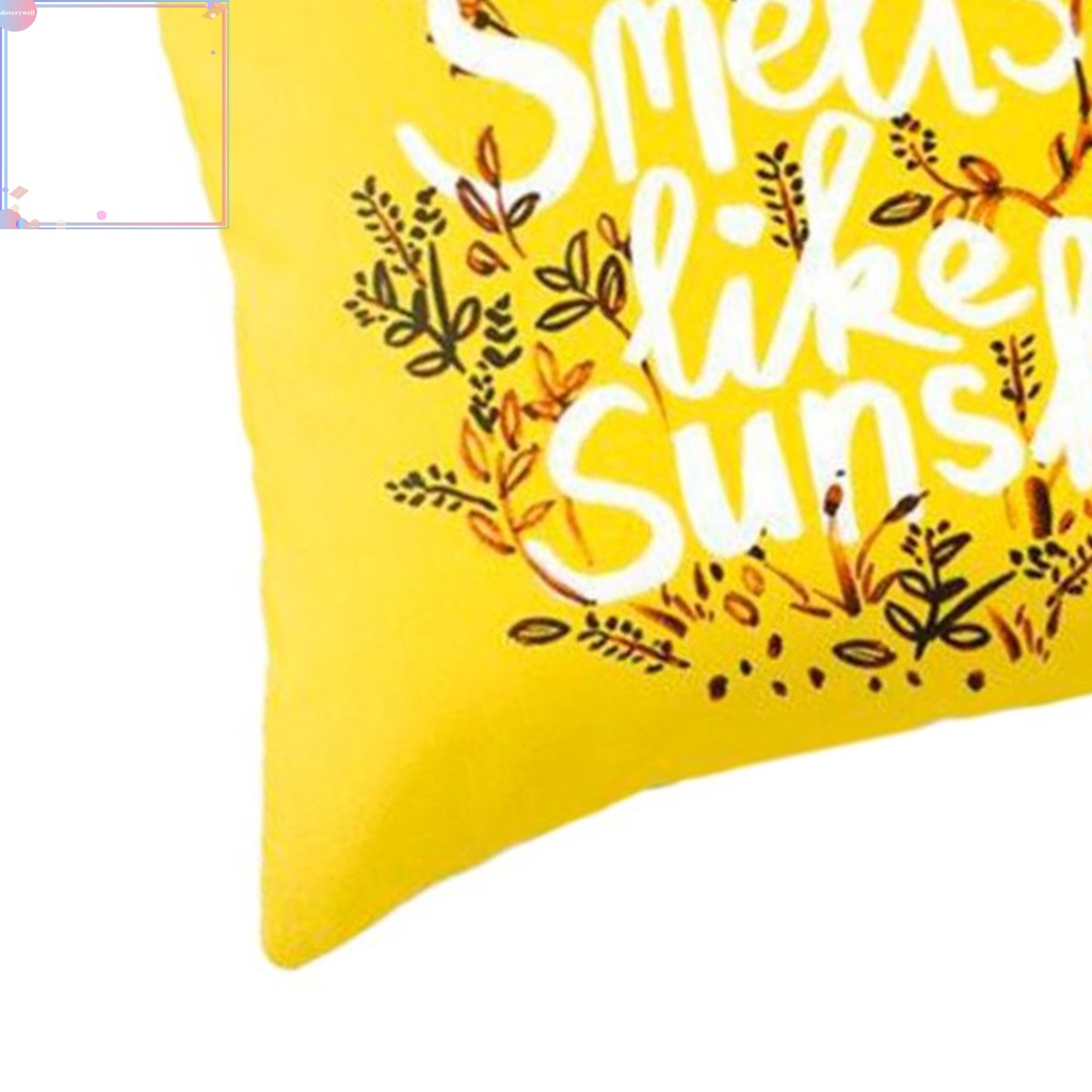 Vỏ gối trang trí in chữ cái gọn nhẹ có thể tháo rời