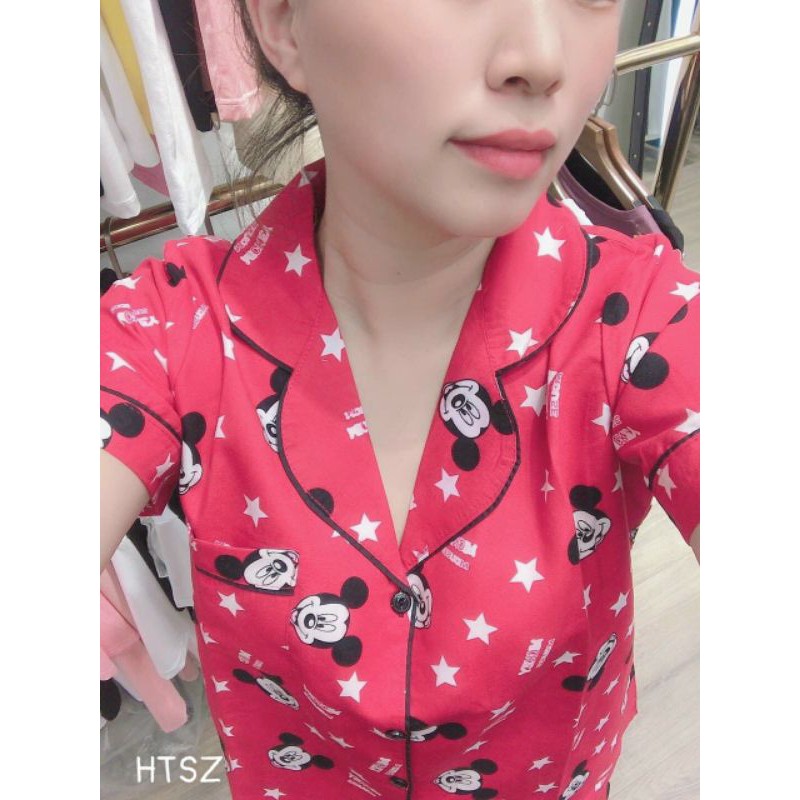 BỘ PIJAMA quần đùi xiêu xinh , cam kết bán hàng loại 1 chất vải thô lụa mềm mịn.