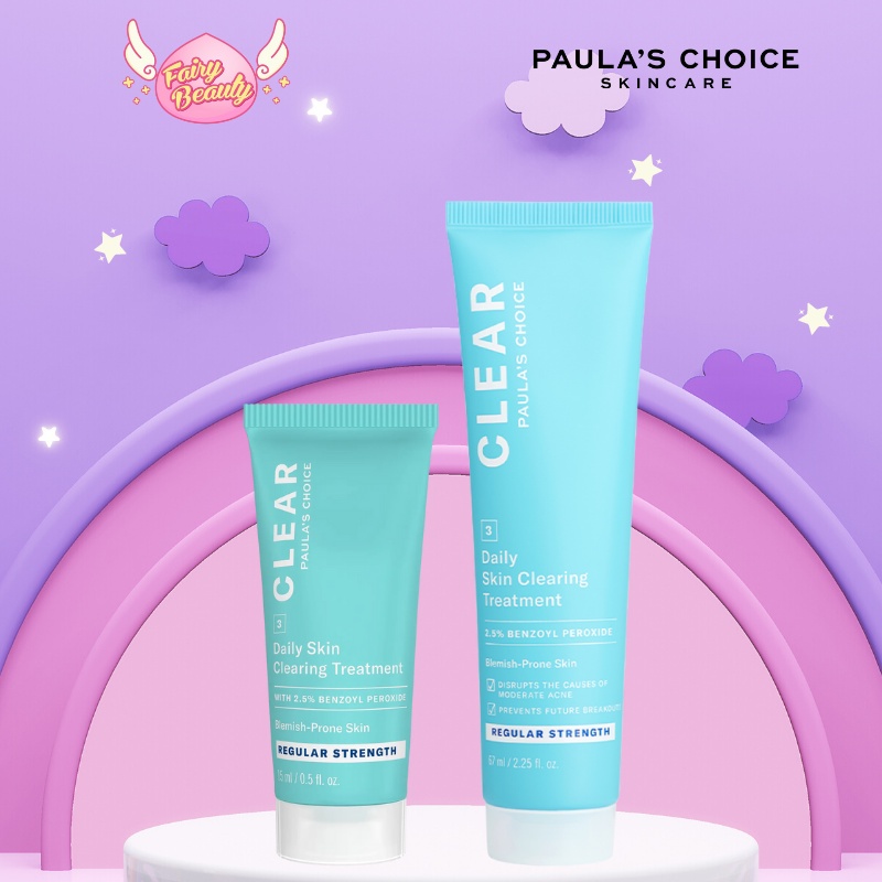 [PAULA'S CHOICE] Kem Ngăn Ngừa Và Cải Thiện Mụn Nhẹ Daily Skin Clearing Treatment 2,5% Benzoyl Peroxide 67ml (Mã 6100)