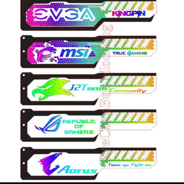 Giá đỡ VGA LED Digital đồng bộ Hub Coolmoon (GPU Bracket)