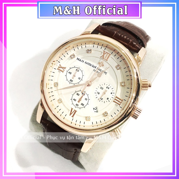 Đồng hồ đeo tay nam Pattek Phillipe 6685 dây da cao cấp, chạy 6 kim, thời trang sang trọng đẹp giá rẻ [Tặng thêm pin] | BigBuy360 - bigbuy360.vn