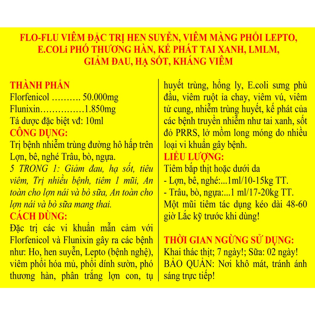 10 lọ FLO-FLU 20ml