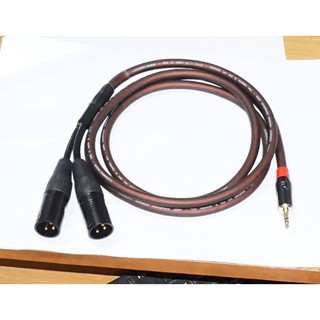 Dây 3.5 ra 2 Canon Đực dài 1.5m