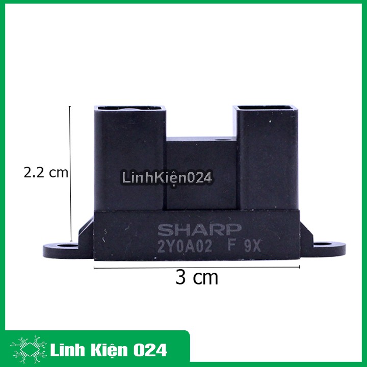 Cảm Biến Khoảng Cách Hồng Ngoại Analog SHARP GP2Y0A02YK0F
