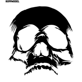 ⏲Mát mẻ Khủng khiếp Ác Đầu Lâu Mặt Xe Máy Ốp Lưng Decal Dán Trang Trí