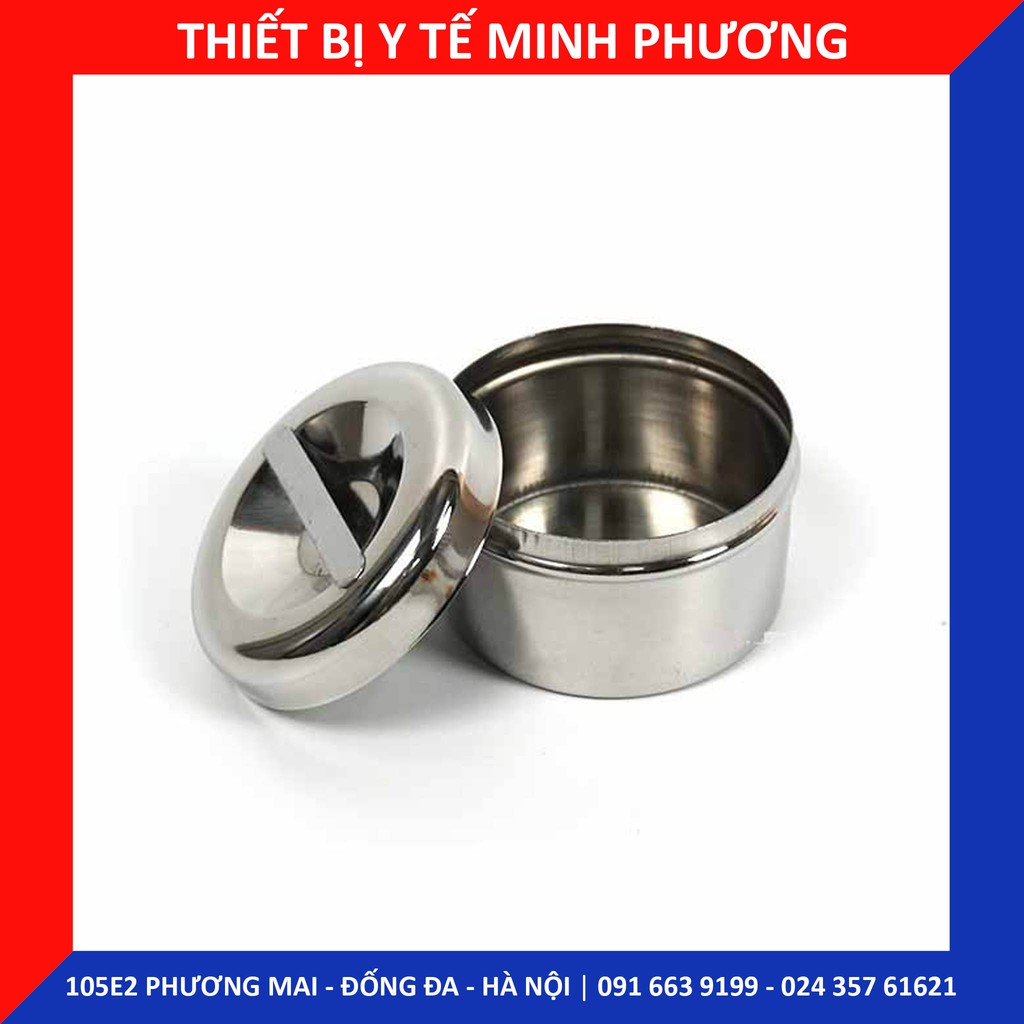 Hộp đựng bông cồn inox 304 phi 6 phi 8 phi 10 dùng trong y tế