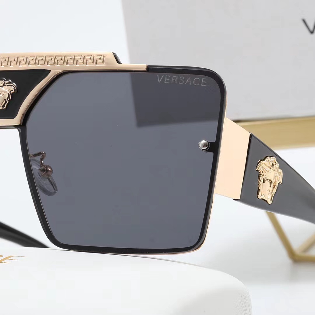 Kính Mát Vuông Chống Tia UV Hiệu Versace Phong Cách Cổ Điển Thời Trang Đi Chơi Ngoài Trời Cho Nam Và Nữ