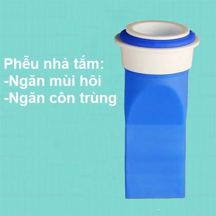 Phễu thoát sàn chống mùi hôi nhà tắm, bồn rửa bát FUHO, chất liệu silicon