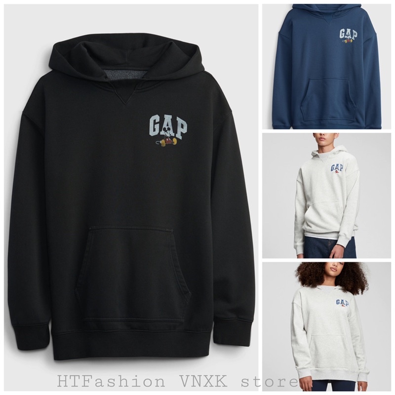 ÁO NỈ BÔNG HOODIE TEEN NAM NỮ G..A..P DIS…NEY